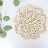 Shell trivet, vintage