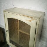 Glass toilet cabinet