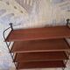 String shelves wood and metal