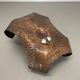 rare handmade solid copper Stilnovo Style Theatre Wall Light, Italy 1950s