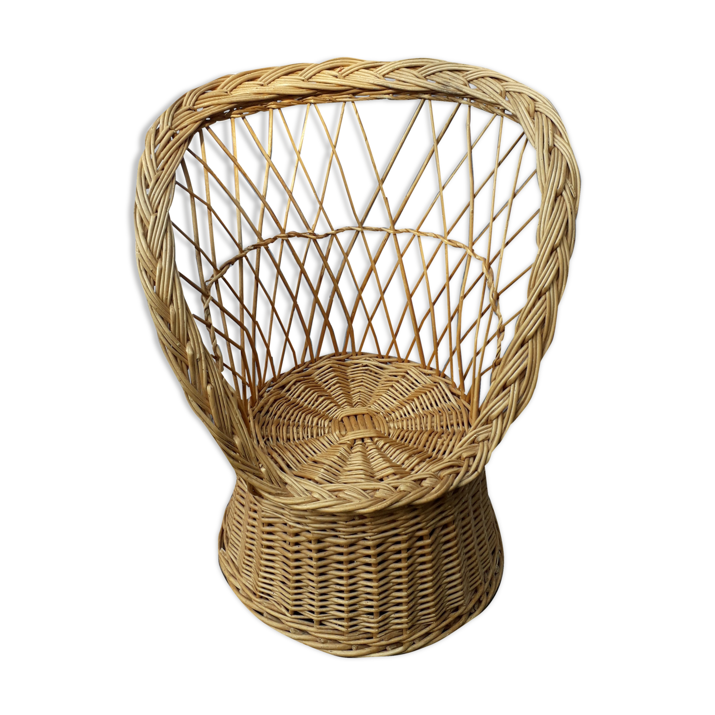 Wicker children's chair