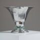 Lampe Art déco en aluminium et verre, 1960