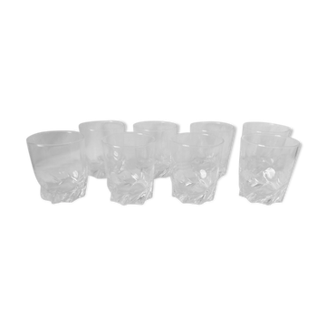 Ensemble 8 verres à whisky anciens