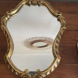 Baroque style mirror in gilded wood