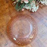 Saladier Rosaline en verre rose