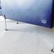 De Sede DS118 pair of blue leather club chairs