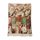 Moroccan Berber boujaad ecru carpet with colorful patterns 303x197cm