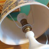 2 vintage 60's wooden bedside lamps