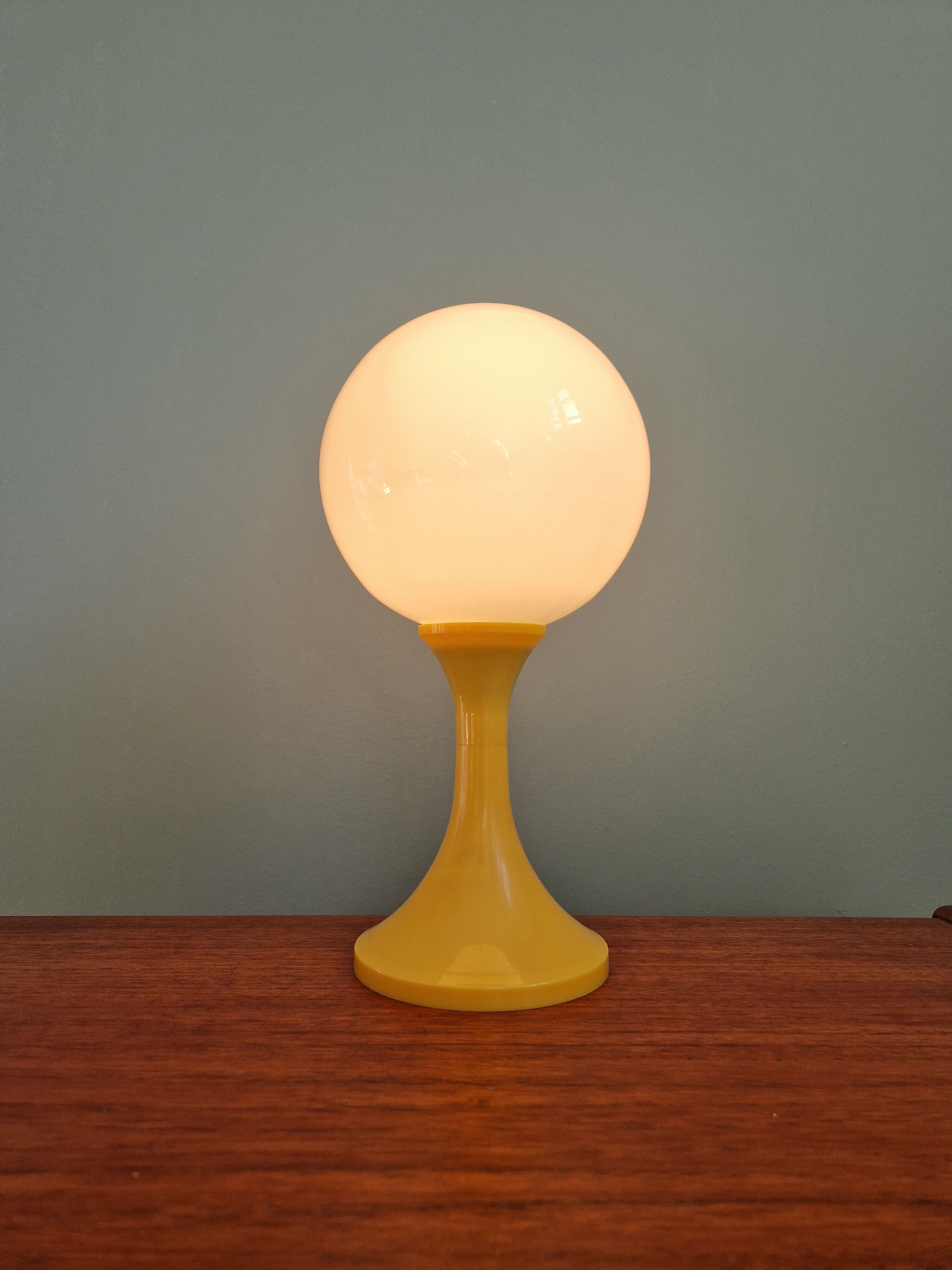 Vintage opaline lamp, 70s