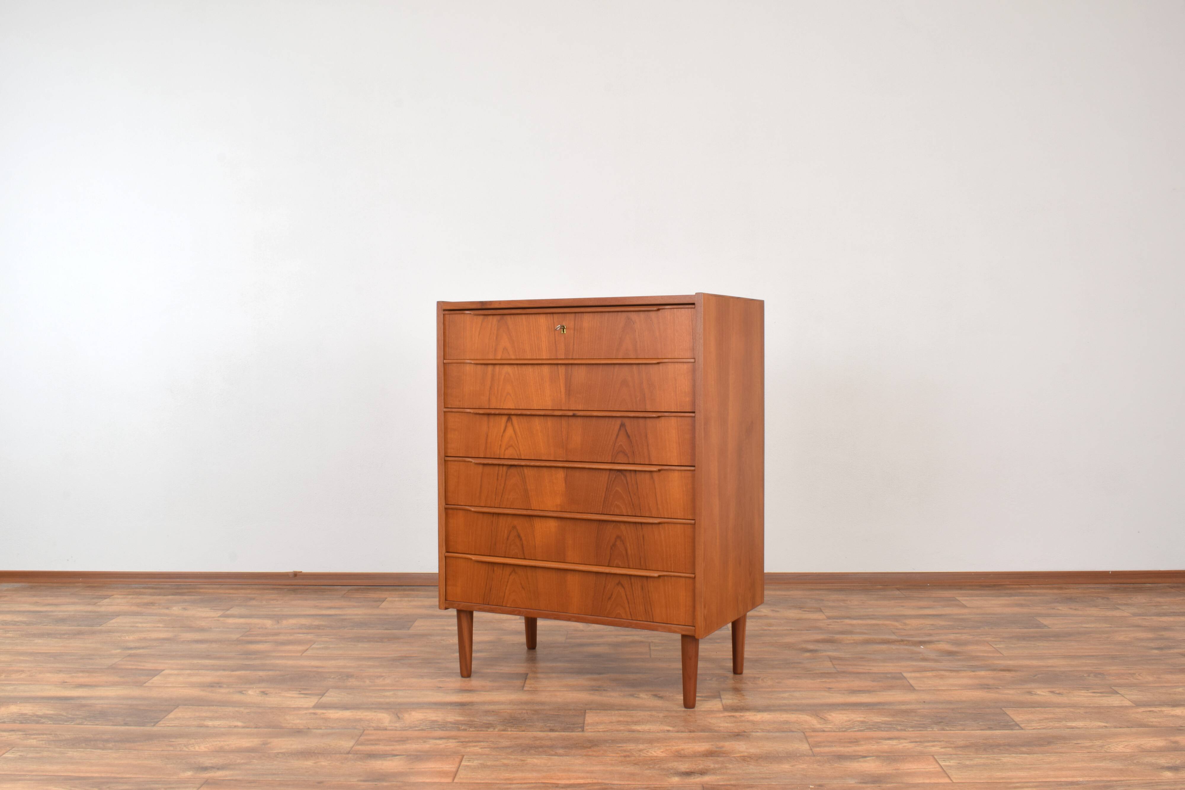Mid-Century Danish Teak Chest of Drawers, 1960s