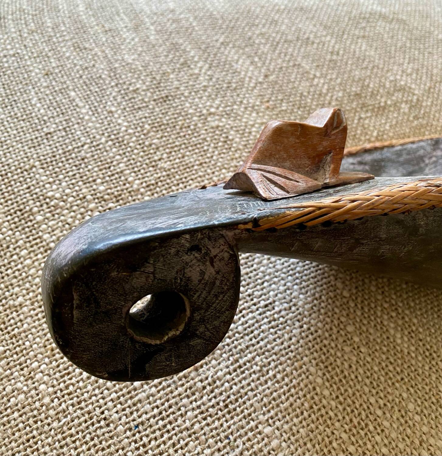 1 Ethnic wooden pocket tray