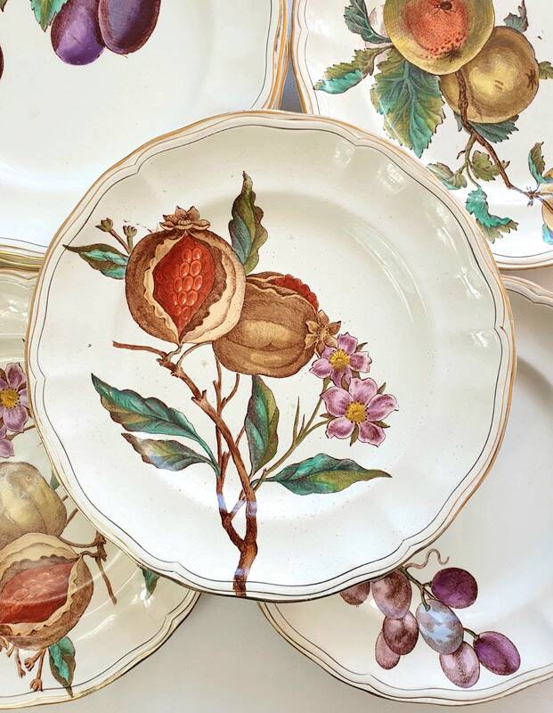 Longchamp Terre de fer dessert plates