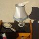 Oak bedside table with tapered legs