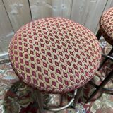 Suite de 4 tabourets de bar 1960