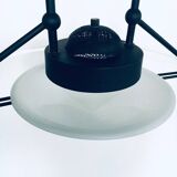 Black pendant lamp, 1980s