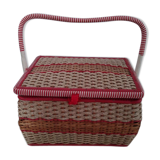 vintage wicker box/box