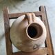 Old wooden jar holder with 3 clay jars