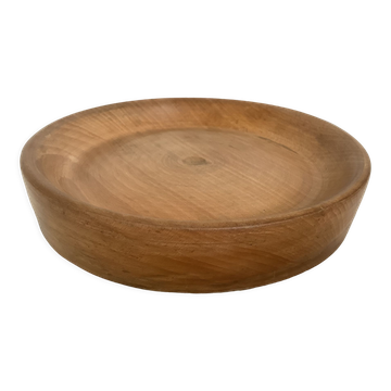 Vide poche rond en bois épais
