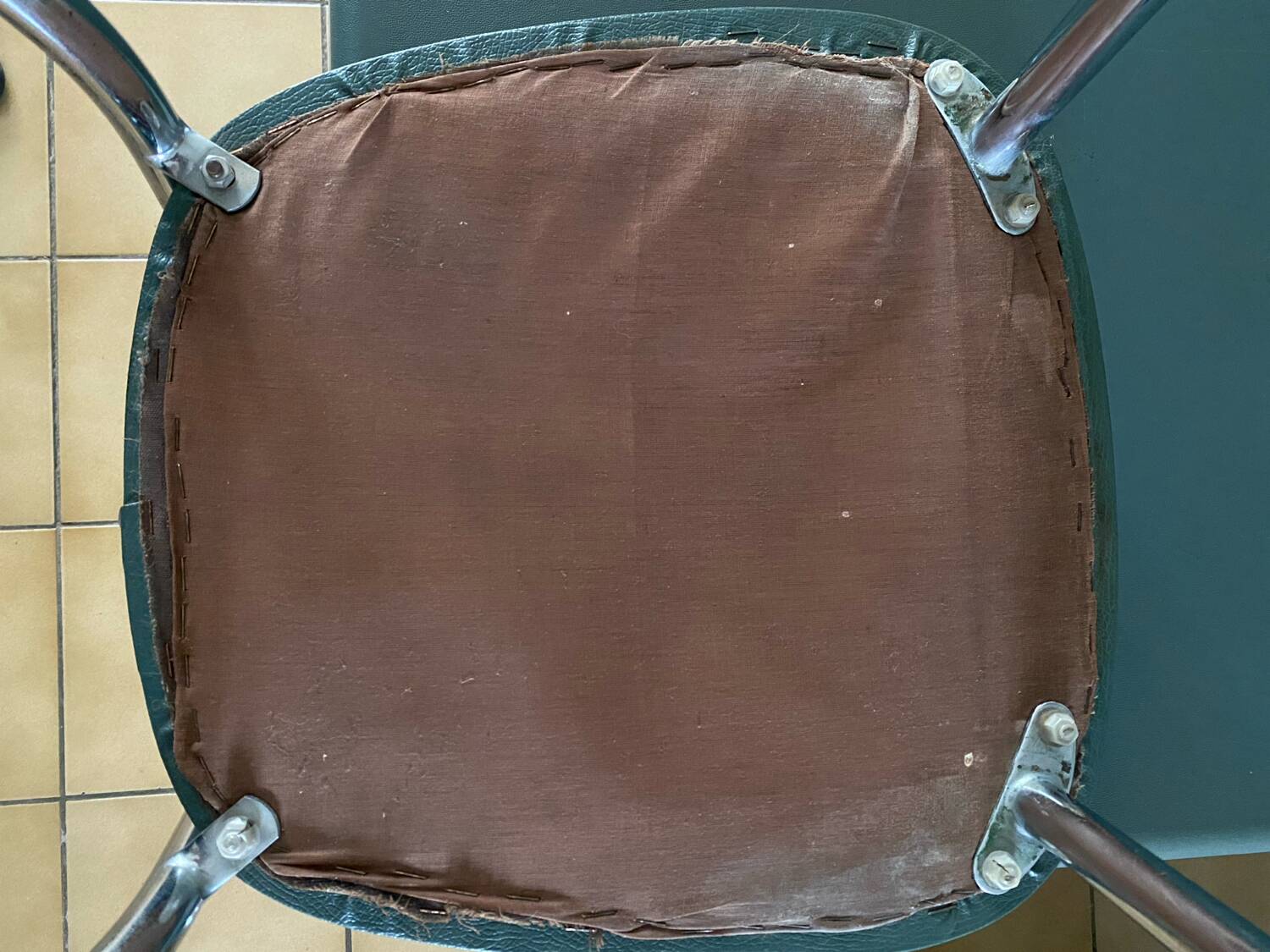 1950s workshop desk and chair