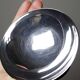 6 vintage bistro-style stainless steel dessert bowls on feet