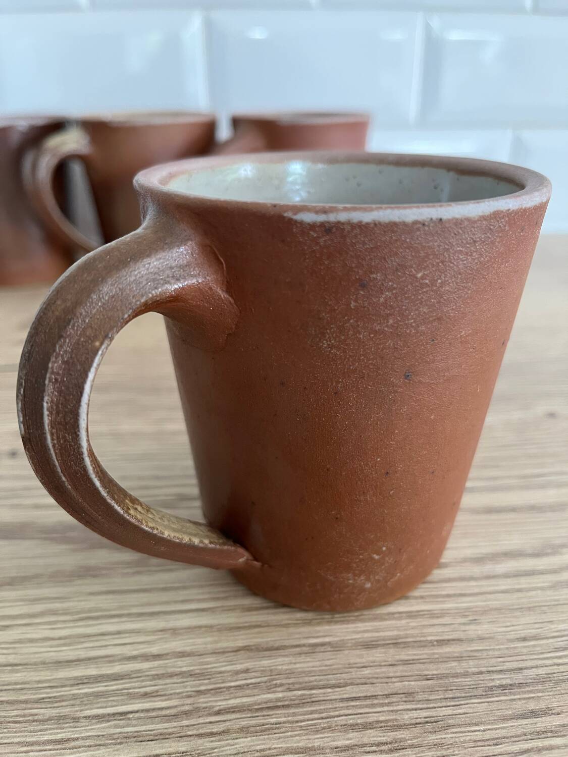 Lot de 4 tasses artisanale en céramique