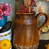 Ceramic potter's pitcher by F.CHEDEVILLE 20th century