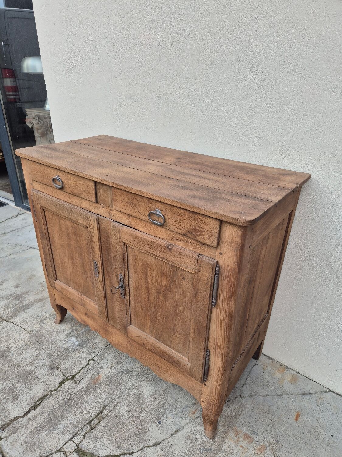 18th century Louis XV period sideboard in solid oak