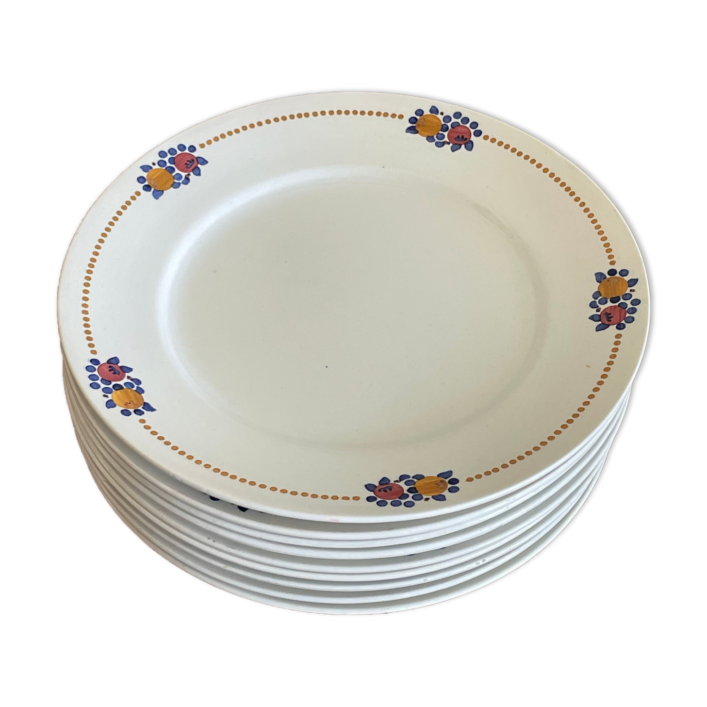 Lot de 9 assiettes Villeroy et Boch