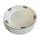 Lot de 9 assiettes Villeroy et Boch