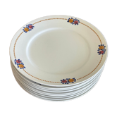 Set of 9 plates Villeroy and Boch