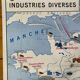 1964 School Map Railways of France