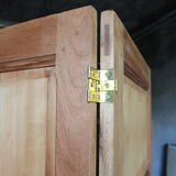Screen 3 panels solid wood restored