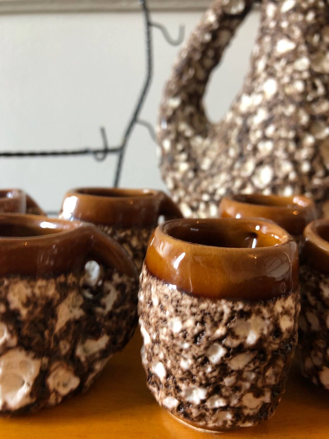 Vallauris fatlava liqueur set