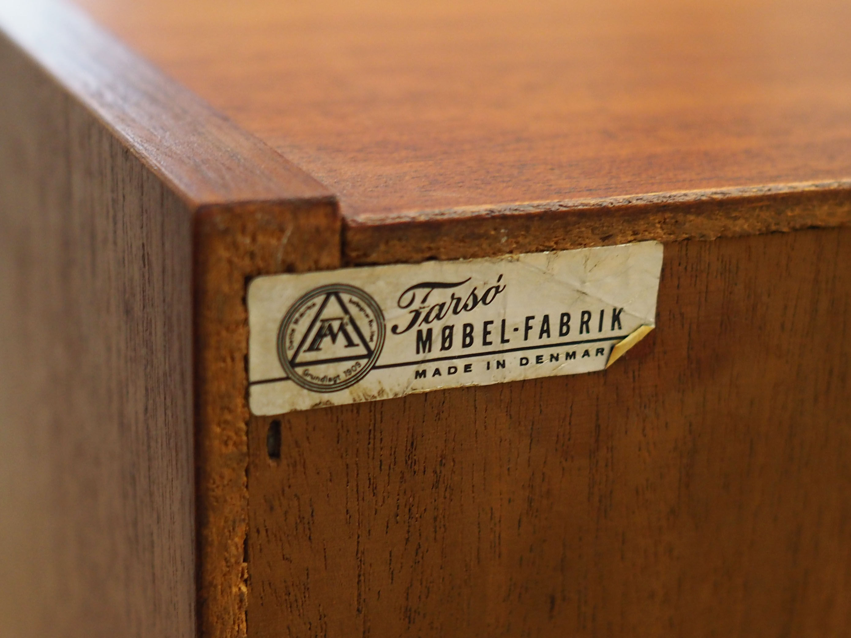 Teak sideboard, Danish design, 1970s, manufacturer: Farsø Møbelfabrik