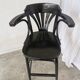 Black Vintage Bentwood Bar Chair in Thonet Style, Mid-Century 1970s