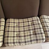 Lot 6 fauteuils tissu en polystyrène rigide année 50/60