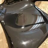 4 AVA chairs, glossy charcoal, Roche Bobois