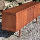 Long teak sideboard by Bramin, Made in Denmark