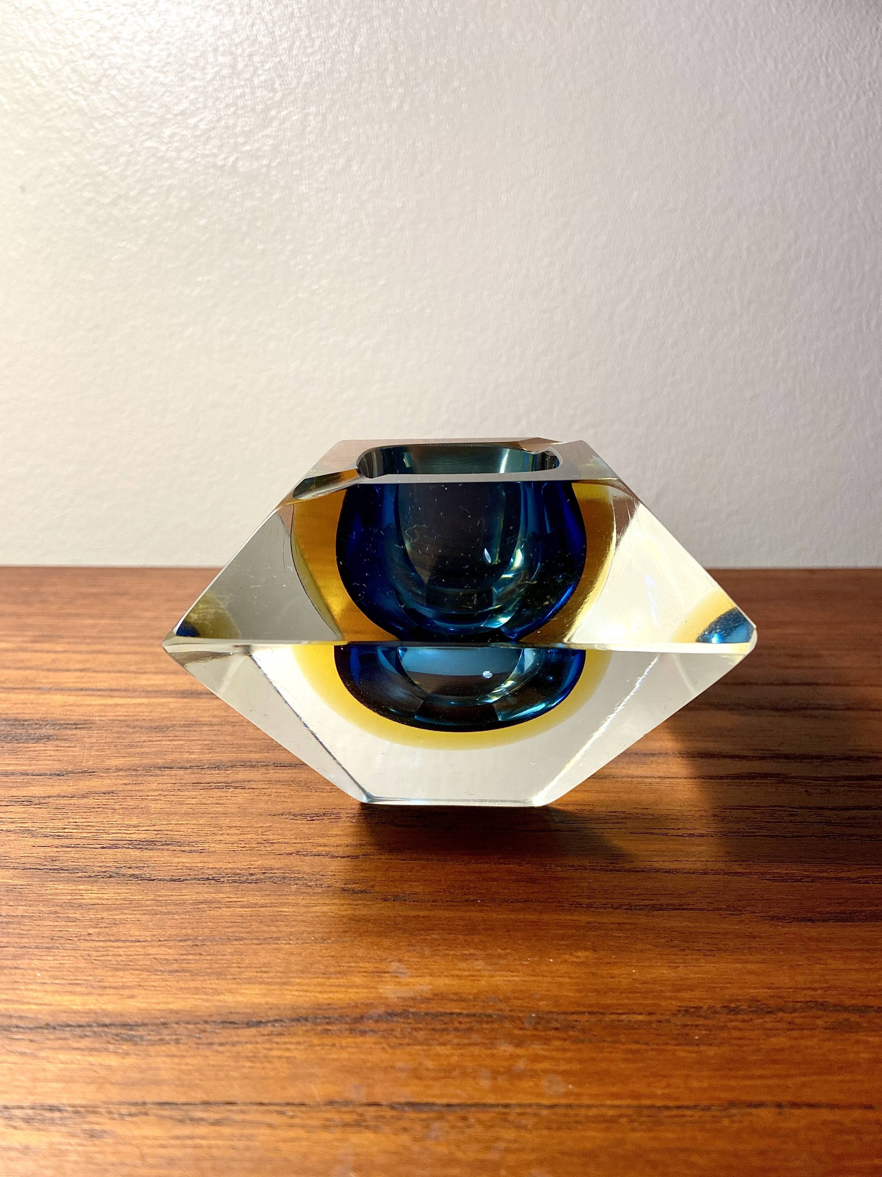 Ashtray Murano Sommerso
