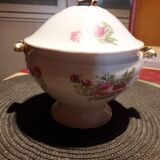 Antique porcelain sweet box from Limoges - William Guérin