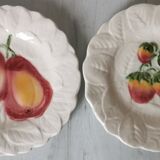 Sarreguemines Cavaillon fruit plates