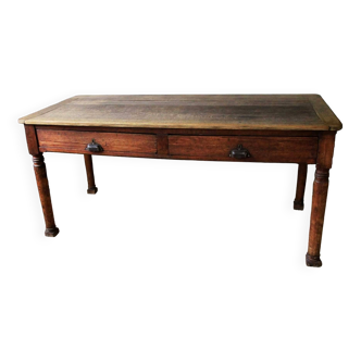 Table de ferme - Table à manger ancienne