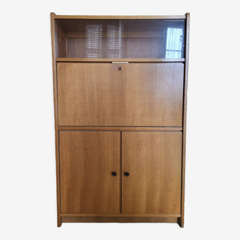 Meuble de rangement secrétaire bar vintage