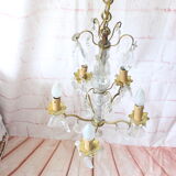 Baroque chandelier with crystal tassels