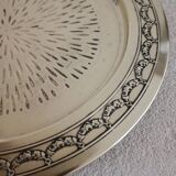 Vintage oriental brass tray