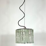 Poliarte, clear Murano glass pendant from 70s
