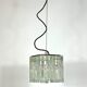 Poliarte, clear Murano glass pendant from 70s