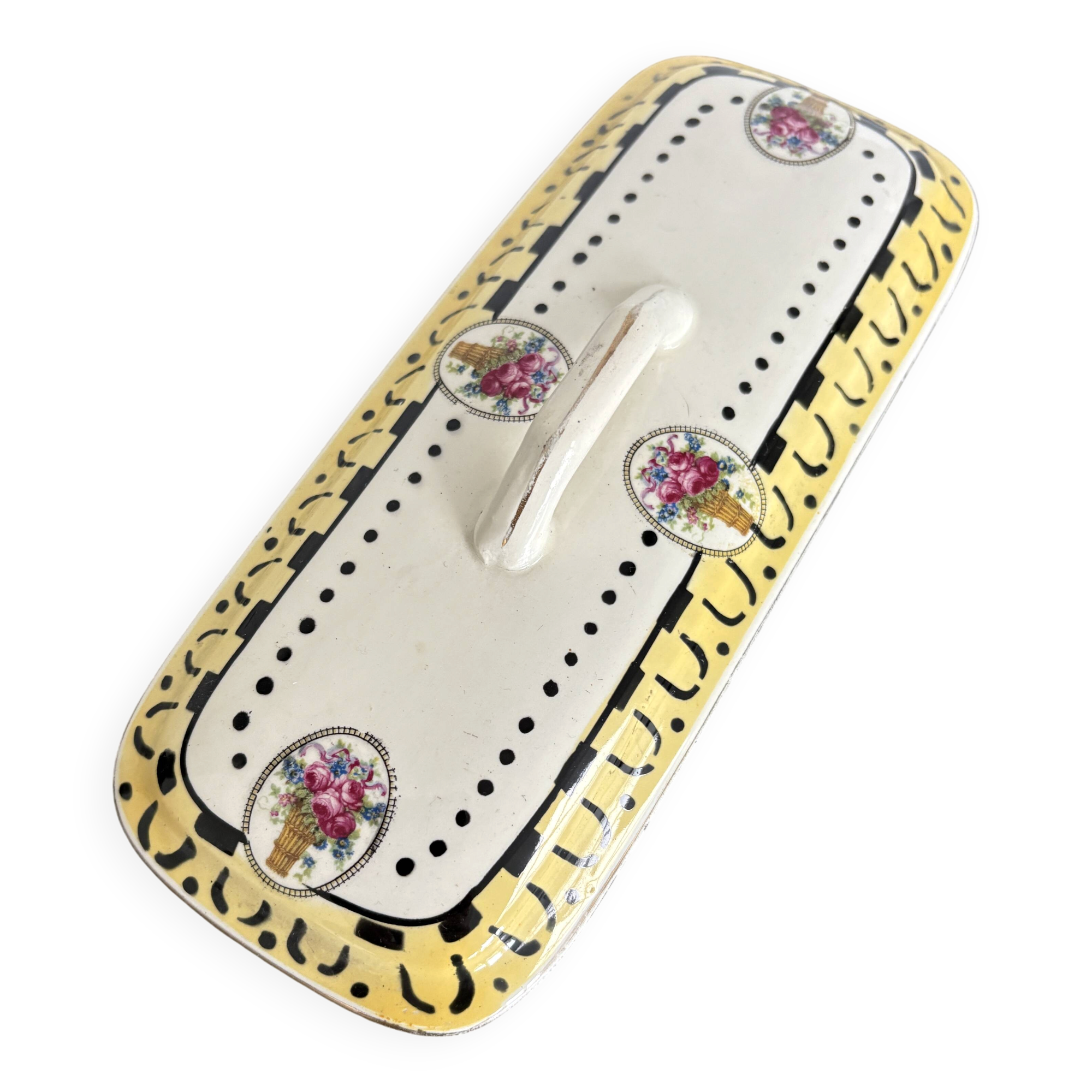 Art Deco comb box