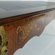 Louis XV style double-sided mahogany and rosewood flat desk