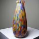 Vase ancien en verre jaspé polychrome type Clichy-Legras, Art déco